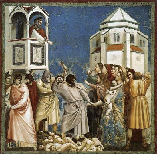 GIOTTO di Bondone Massacre of the Innocents oil painting image
